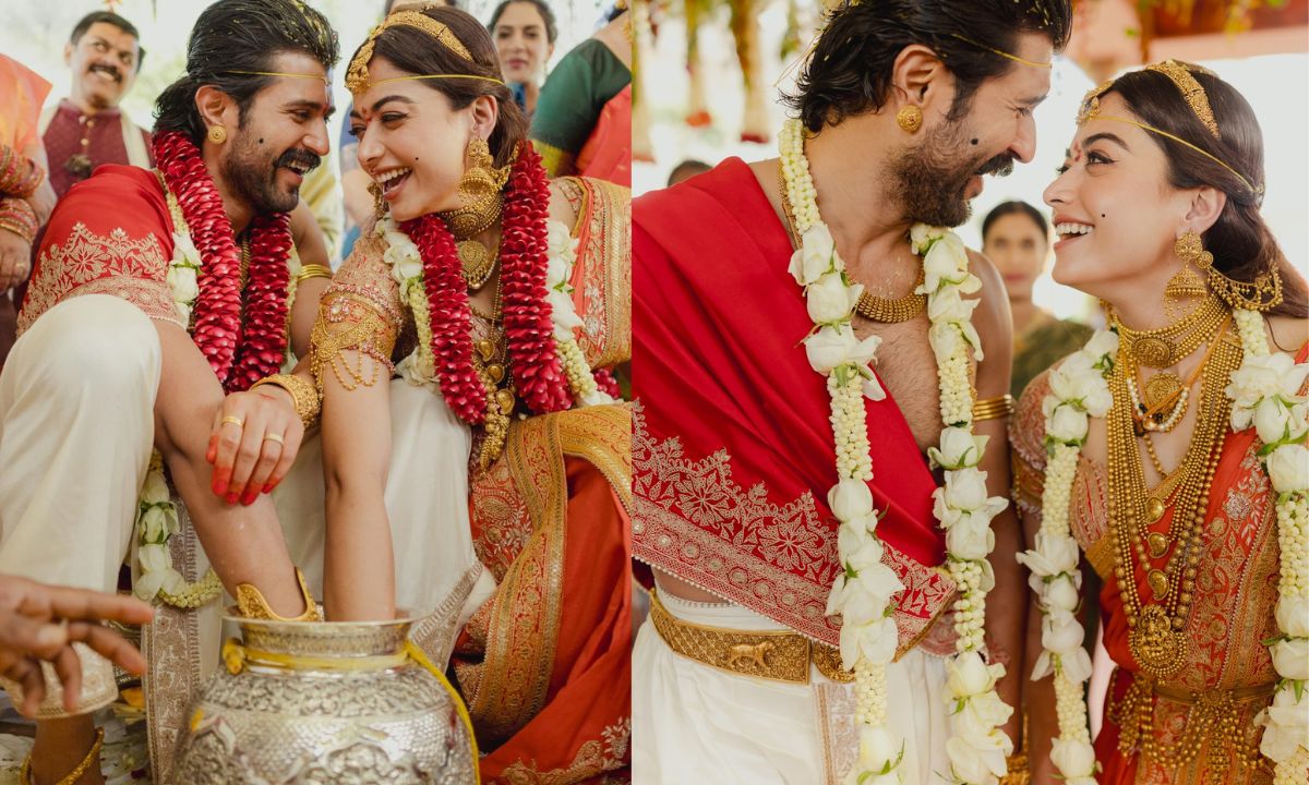 Rashmika Mandanna And Vijay Deverakonda Drop First Official Wedding Pics. Nazar Na Lage!