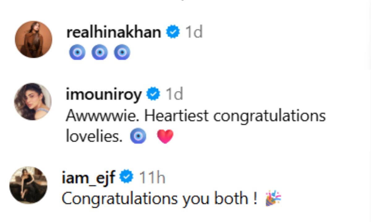 surbhi-jyoti-pregnancy-announcementhina-khan-mouni-roy-congratulate