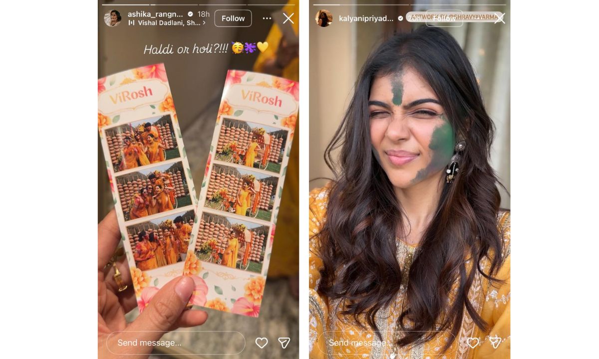 rashmika-mandanna-vijay-deverakonda-haldi-holi-ashika-rangnath-kalyani-priyadarshan-share-share-glimpse