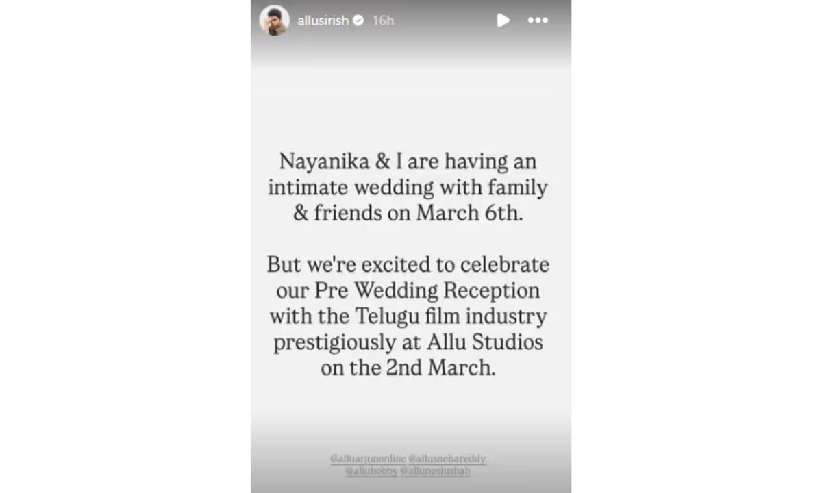 allu-sirish-nayanika-reddy-intimate-wedding-pre-ceremony-reception-allu-studios