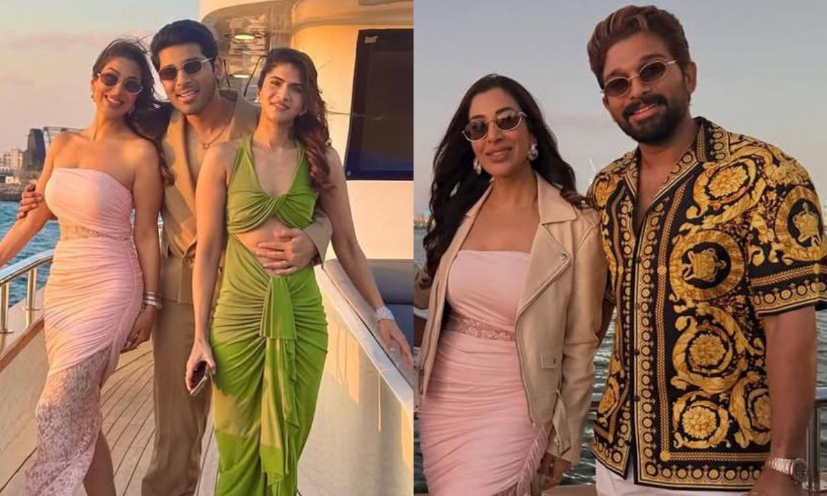 Allu Sirish, Nayanika Reddy Host Lavish Pre-Wedding Bash in Dubai Ft. Allu Arjun, Sneha Reddy And More!
