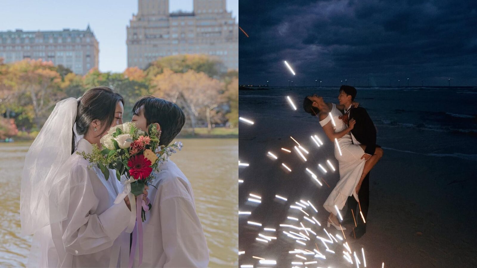 Korean Reality Star Kwan Seon Hee Marries In New York, Shares Dreamy Pictures