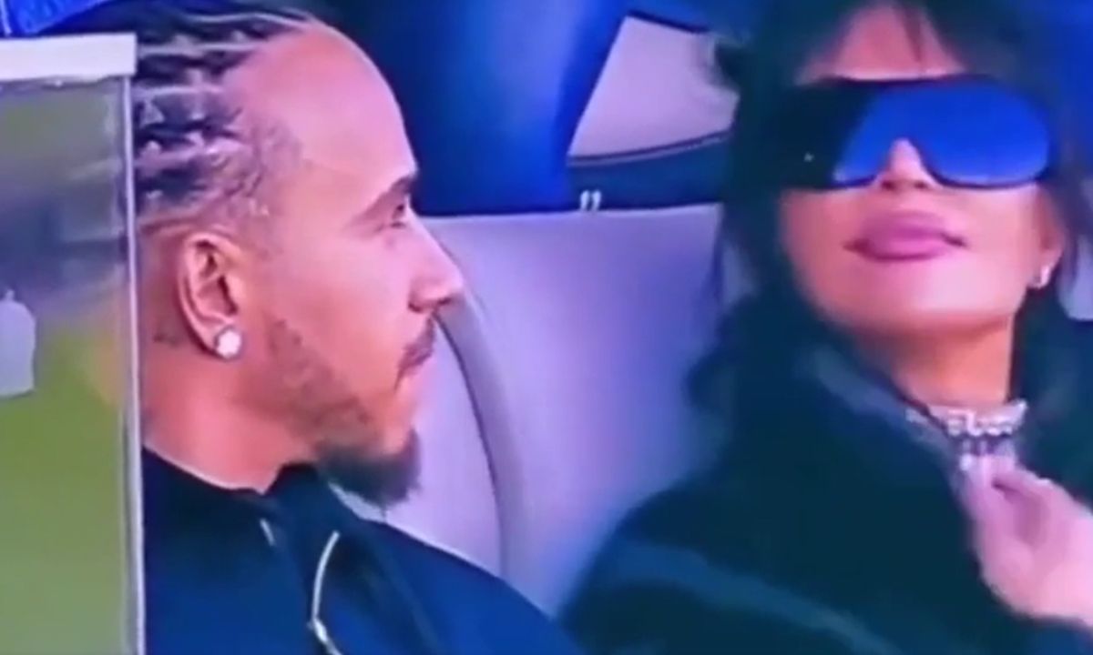 Lewis Hamilton, Kim Kardashian’s First Spotting At Super Bowl 2026 Goes Viral. Pics Inside!