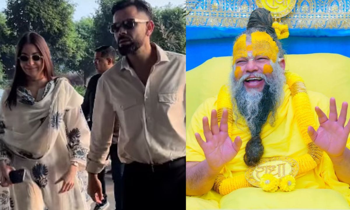 Virat Kohli, Anushka Sharma Seek Blessings From Premanand Ji Maharj After Son Akaay’s Birthday