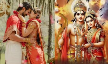 Vijay Deverakonda, Rashmika Mandanna Take Inspiration From Lord Ram, Sita For Wedding Looks. Divine! Vijay Deverakonda, Rashmika Mandanna Take Inspiration From Lord Ram, Sita For Wedding Looks. Divine!