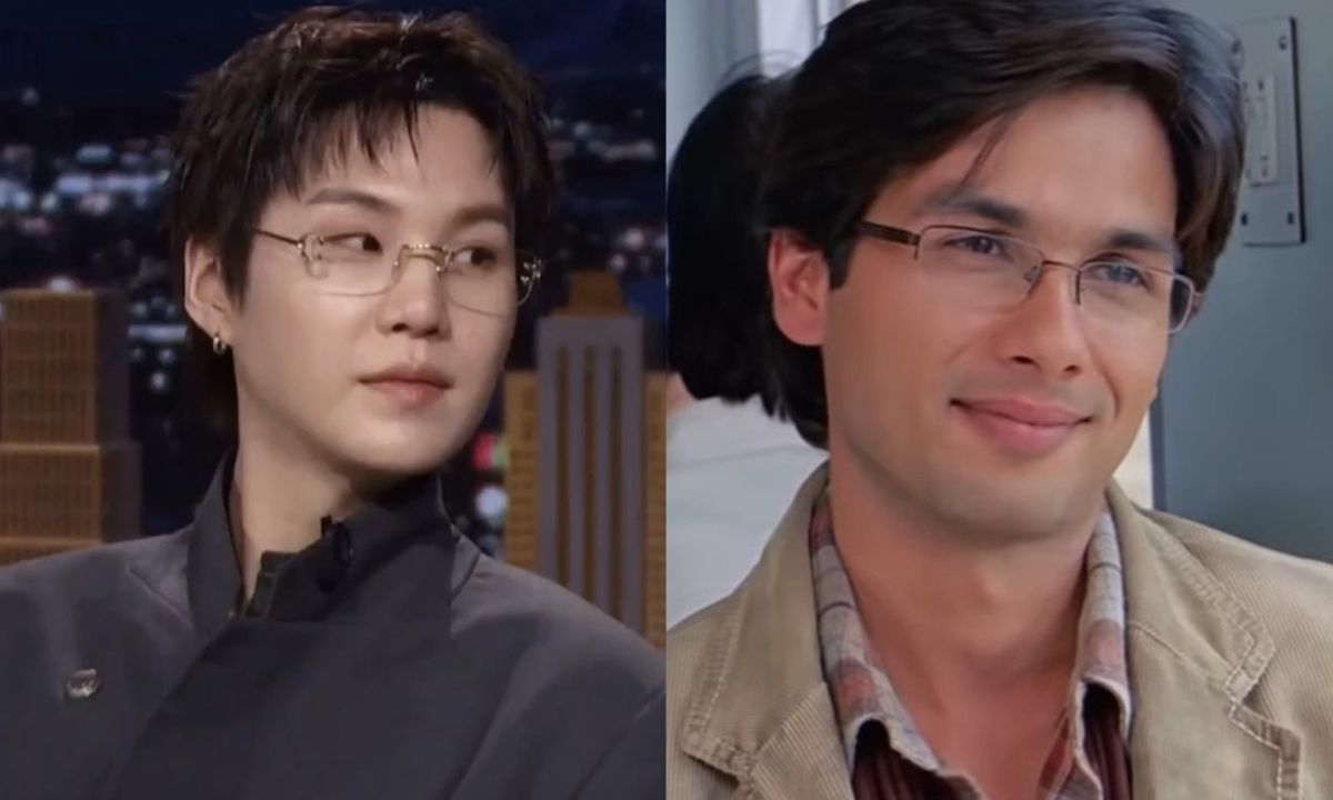 Bollywood-K-pop-Crossover-BTS-Suga-Recent-Jimmy-Fallon-Look-Reminds-Fans-Of-Jab-We-Met-Shahid-Kapoor-Aditya-Kashyap-Viral