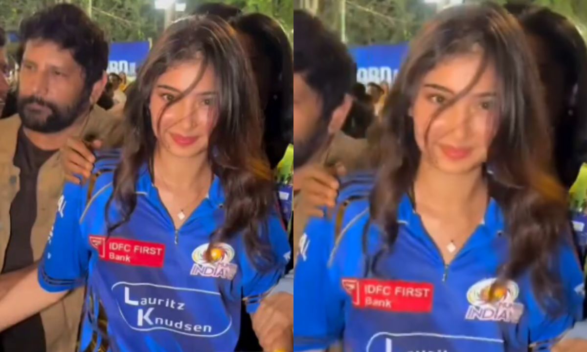 IPL 2026: Dhurandhar Star Sara Arjun Mobbed After MI vs KKR Match. When Will Fans Learn Boundaries? IPL 2026: Dhurandhar Star Sara Arjun Mobbed After MI vs KKR Match. When Will Fans Learn Boundaries?