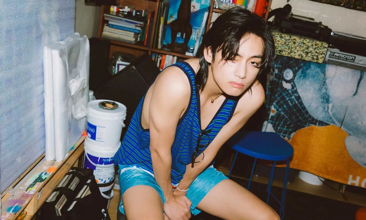 Is BTS V Filming A New High School K-Drama? Viral Pics With Mystery Woman Cause Frenzy!