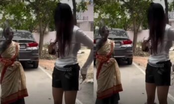 Viral Video Of Old Bengaluru Woman Scolding Influencer Over Short Dress Surfaces, Internet Reacts