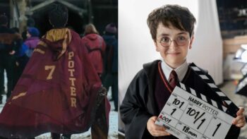 Harry Potter Series First Look: Dominic McLaughlin Seen In Gryffindor Quidditch Uniform Harry Potter Series First Look: Dominic McLaughlin Seen In Gryffindor Quidditch Uniform