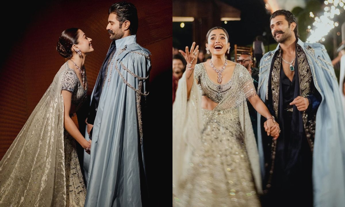 Rashmika Mandanna Makes A Case For Bridal Sneakers At Her Sangeet. Deatils Inside