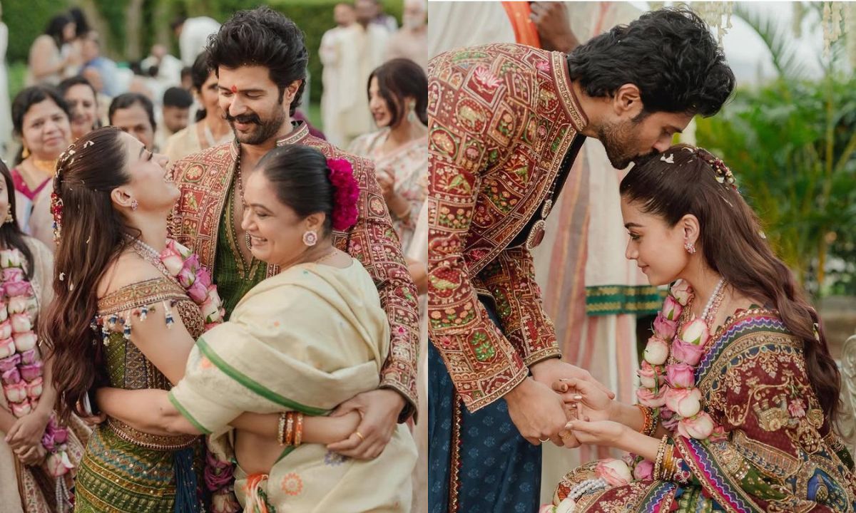 Rashmika Mandanna, Vijay Deverakonda Look Ethereal In New Mehndi, Pradhanam Pictures! See Here
