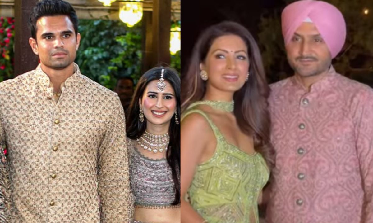 Arjun Tendulkar’s Sangeet Ceremony Attended By Harbhajan Singh-Geeta Basra, Irfan Pathan, And More Celebs