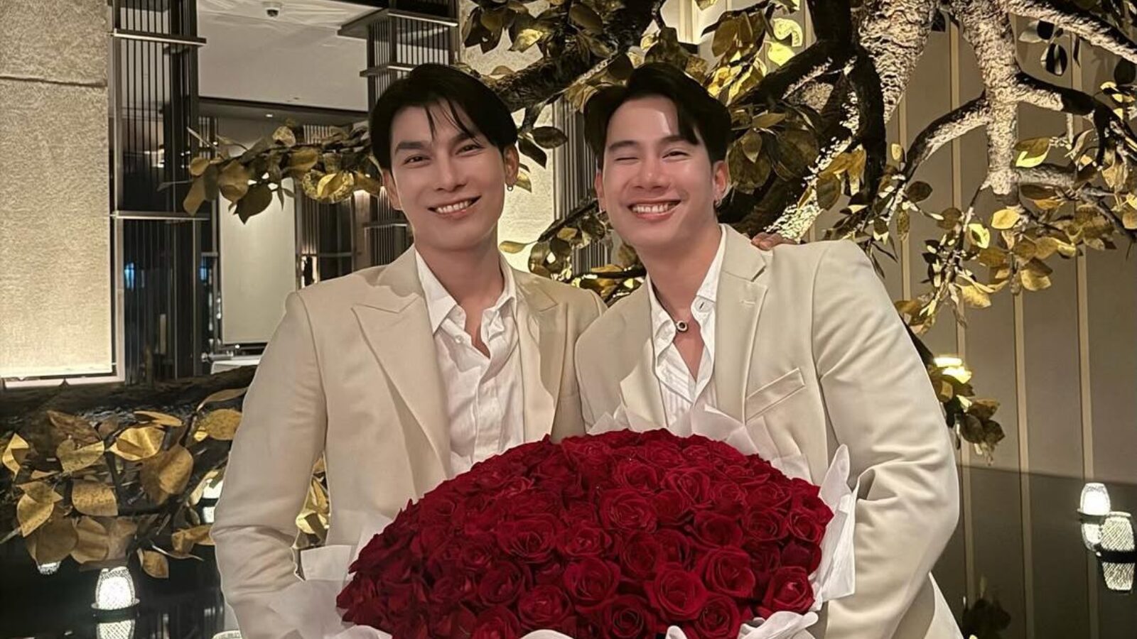 Thai BL Stars Mew Suppasit And Tul Pakorn Melt Hearts With Sweet Wedding Plans