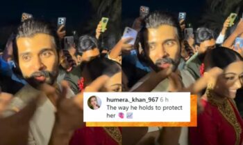 Vijay Deverakonda Holds Wife Rashmika Mandanna Tight While Posing With Paps. Haaye!