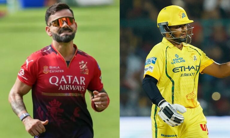IPL-2026-RCB-Virat-Kohli-Praises-CSK-Sarfaraz-Khan-Knock-Video-Goes-Viral