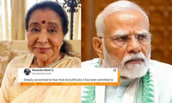 Asha Bhosle Hospitalised In Mumbai; PM Narendra Modi Prays For Recovery Asha Bhosle Hospitalised In Mumbai; PM Narendra Modi Prays For Recovery