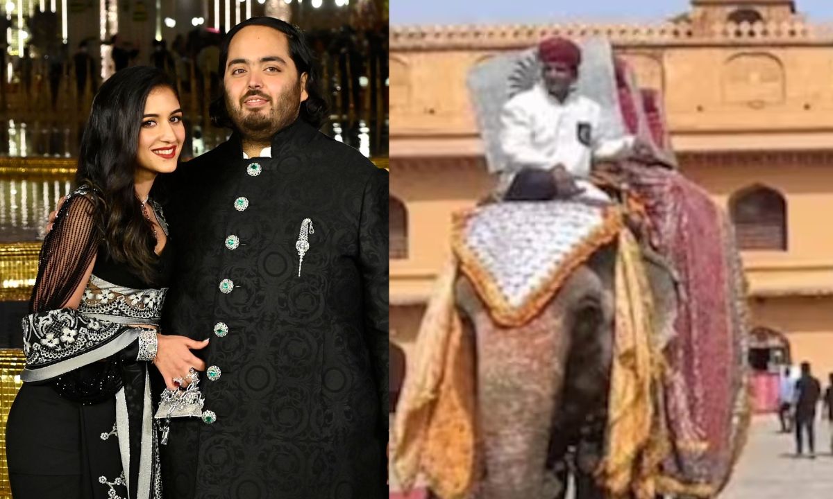 anant-ambani-birthday-celebration-in-jaipur-had-elephants-in-traditional-rajasthani-attires-3000-kg-fruits-hathi-gaon-rajasthan