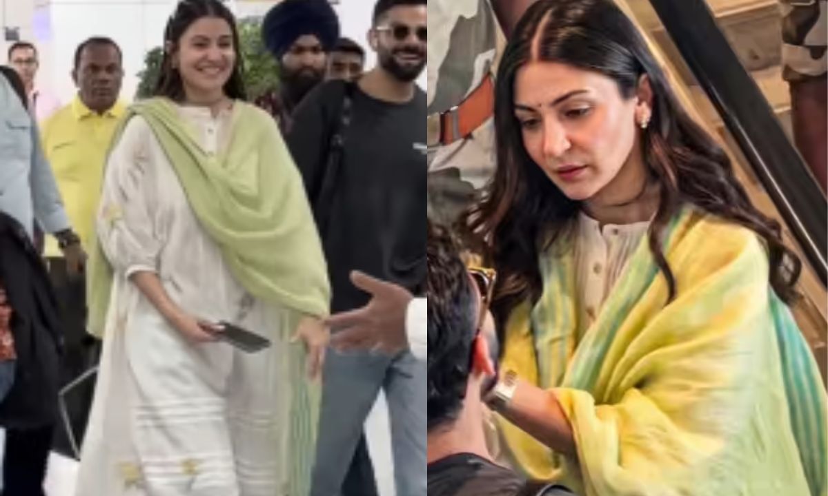 You Won’t Believe The Price Of Anushka Sharma’s Viral Kurta Set From Her Visit To Premanand Ji Maharaj!