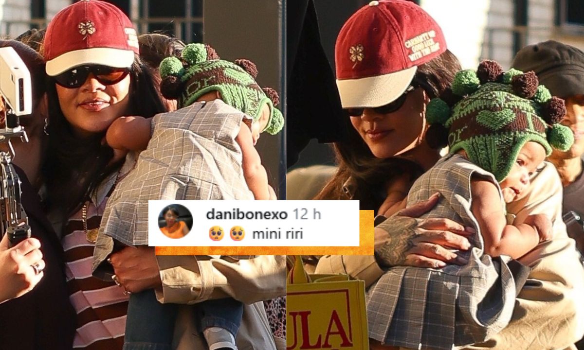 Rihanna’s Baby Rocki Makes Public Debut In Vintage Dior And We Love It!