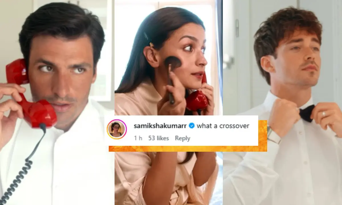 Alia Bhatt Joins F1 Racers Charles Leclerc, Carlos Sainz Jr. For Unexpected Cannes 2026 Collab Reel. This Is Surreal!