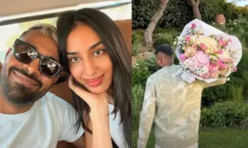 Hardik Pandya Carries A Giant Bouquet For GF Mahieka Sharma In Saint Tropez. So Romantic!