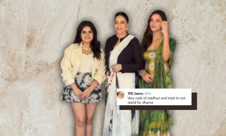 madhuri-dixit-tripti-dimrii-slammed-not-reacting-dharna-durga