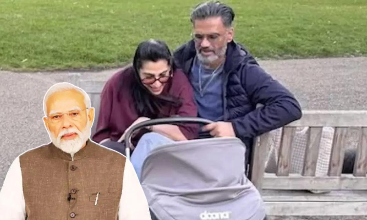 ⁠Suniel Shetty’s Granddaughter Evaarah Has The Cutest Morning Routine, And It Involves PM Modi. Know Inside!