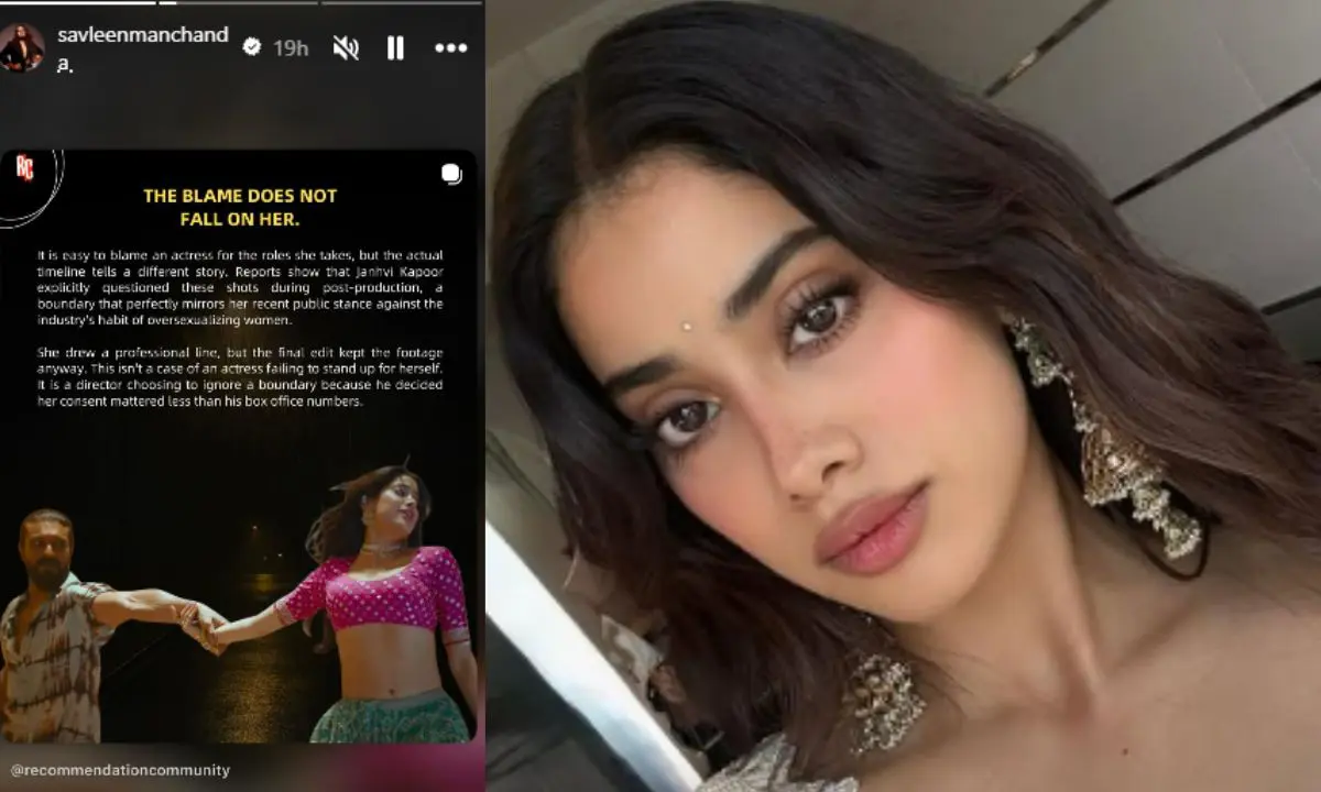 peddi-controversy-janhvi-kapoor-makeup-artist-support-social-media-post-director