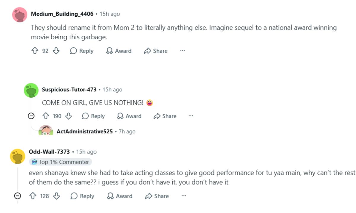 reddit-khushi-kapoor-mom-2-makers-allegeldy-dukhi-frustrated-acting