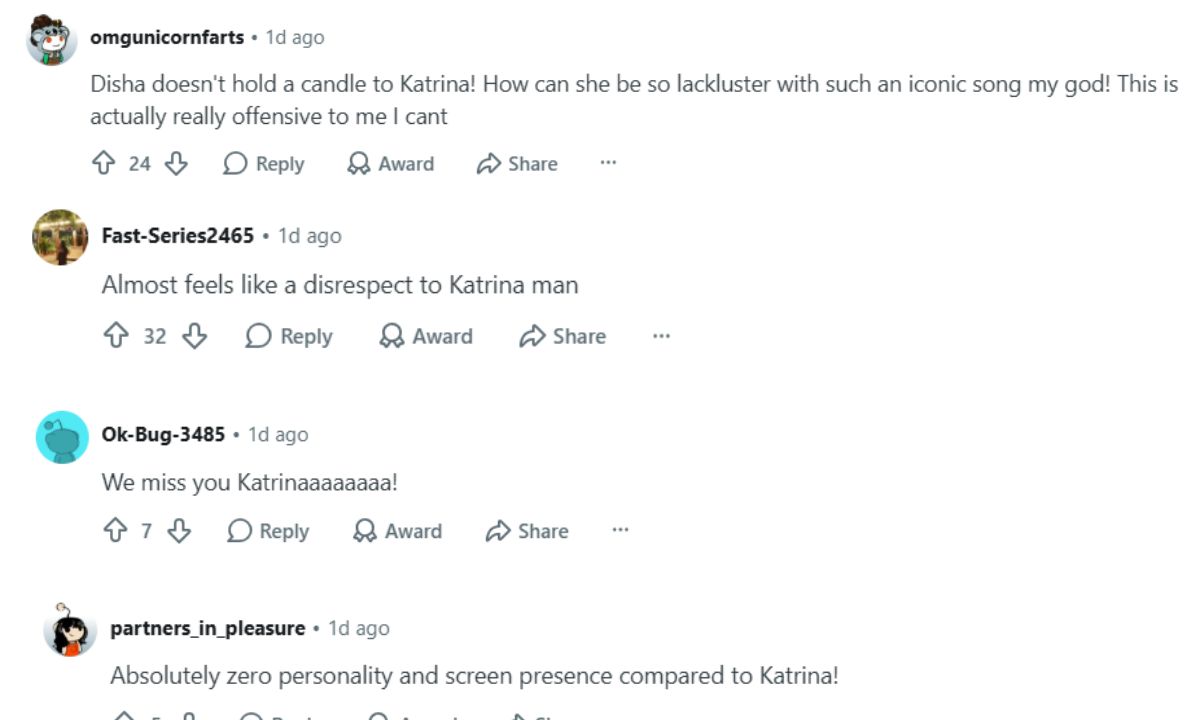 netizens-compare-katrina-kaif-disha-patani-after-ucha-lamba-kad-forever-releases