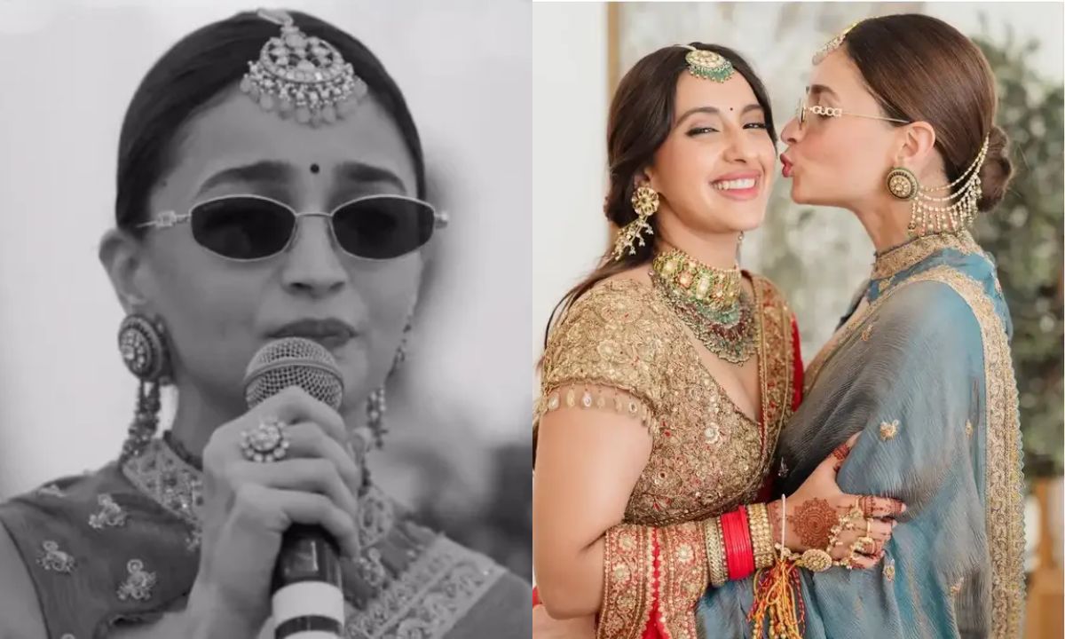 Alia Bhatt Refers To Akansha Ranjan Kapoor As “Glue” Holding Them Together In Wedding Speech. BRB Crying!