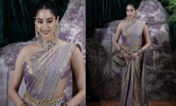 Janhvi Kapoor Re-Brands The Iconic Banarasi Saree At Sister Anshula’s Reception And Here’s How You Can Recreate The Look! Janhvi Kapoor Re-Brands The Iconic Banarasi Saree At Sister Anshula’s Reception And Here’s How You Can Recreate The Look!