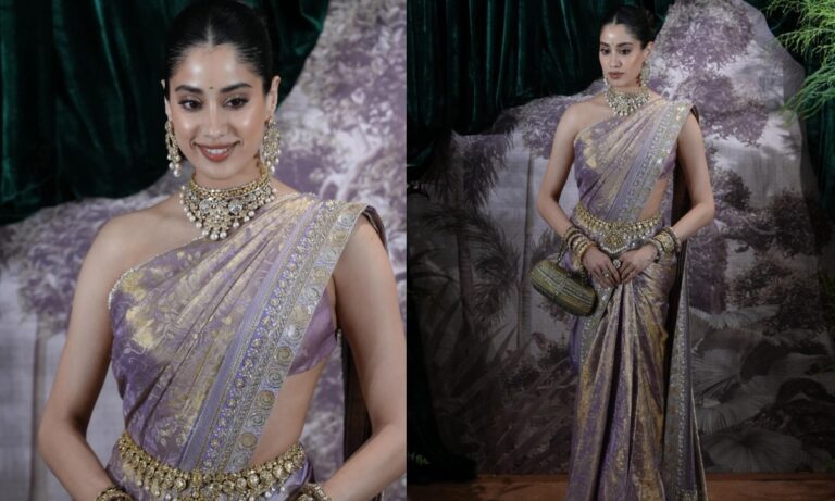janhvi-kapoor-re-brands-the-iconic-banarasi-saree-at-sister-anshulas-reception-and-heres-how-you-can-recreate-the-look