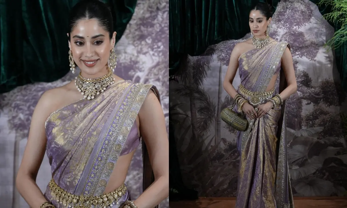 Janhvi Kapoor Re-Brands The Iconic Banarasi Saree At Sister Anshula’s Reception And Here’s How You Can Recreate The Look!