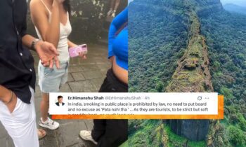 Local Man Calls Out Tourists For Smoking At Lohagad Fort As Video Goes Viral; Divides Internet Over This Behaviour