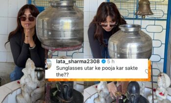 Bhumi Pednekar’s Temple Visit Draws Backlash As Netizens Object To Her Sunglasses