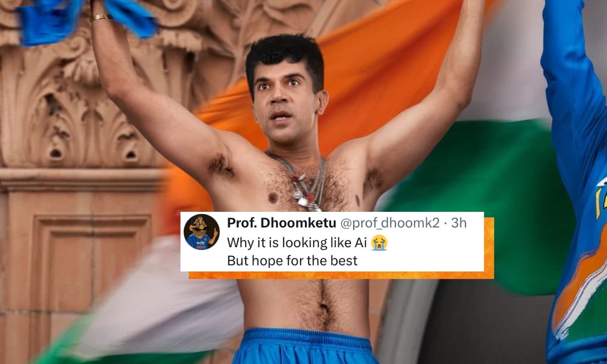 Rajkummar Rao’s Dada- The Sourav Ganguly Story Poster Faces Backlash As Fans Call His Look “AI-Generated”