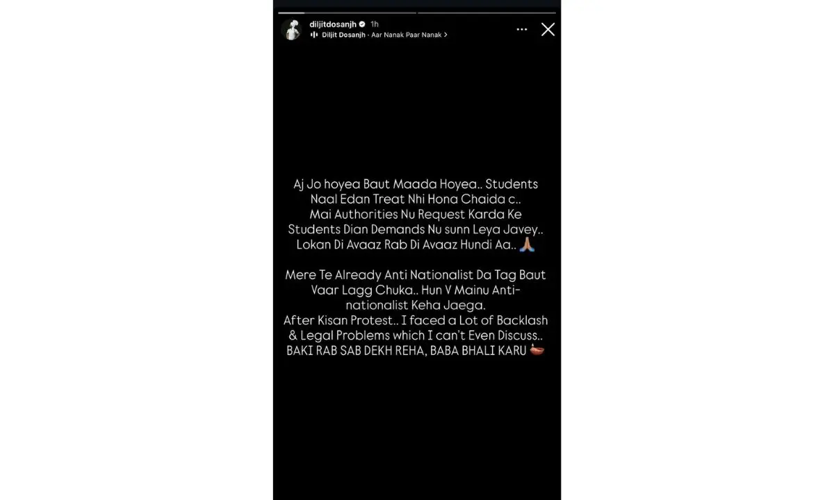 diljit-dosanjh-jantar-mantar-protest-faced-backlash-instagram-story