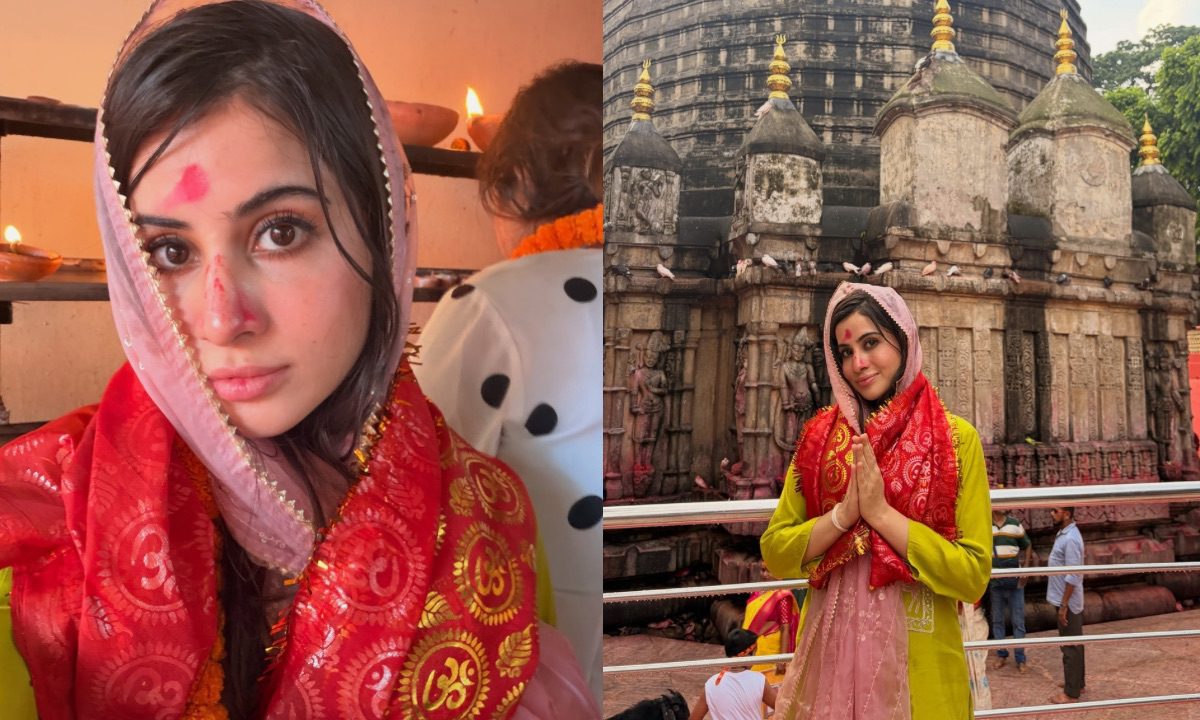 Days After Calling Herself An Atheist Uorfi Javed Visits Kamakhya Temple; Sparks Debate