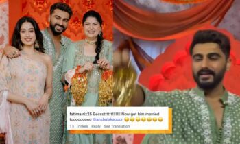 Bride Anshula Kapoor’s Kaleera Falls On  Arjun Kapoor And The Internet Says He’s Next. Kya Baat Hai!