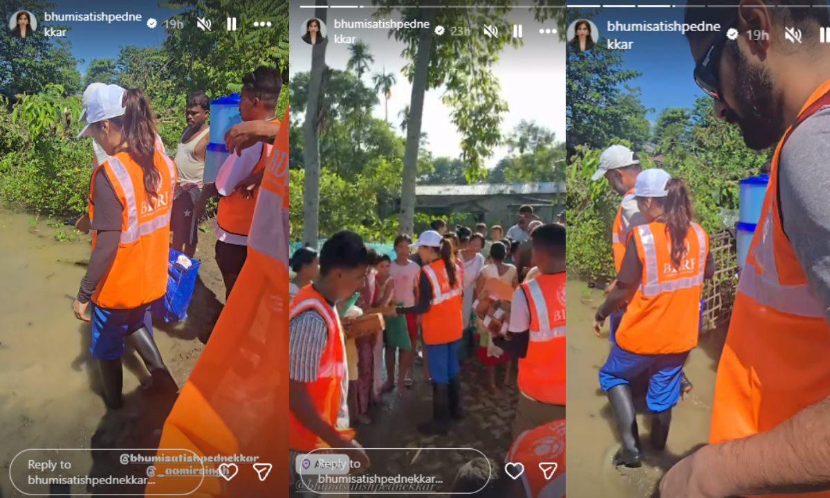 bhumi-pednekar-reaches-assam-amid-heavy-floods-pictures-surface