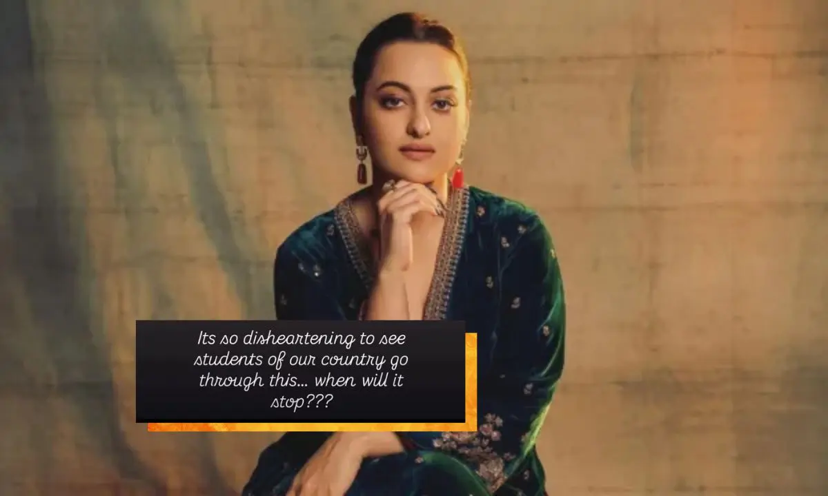 Sonakshi Sinha Joins Voices Backing Jharkhand Students; Questions Negligence Of Such Matters