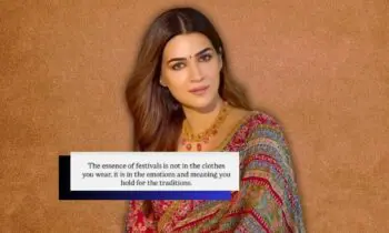 Kriti Sanon Reacts Firmly To Backlash Over Rakshabandhan Ad Outfit, Says “When Will We Stop Telling Women What To Wear” Kriti Sanon Reacts Firmly To Backlash Over Rakshabandhan Ad Outfit, Says “When Will We Stop Telling Women What To Wear”