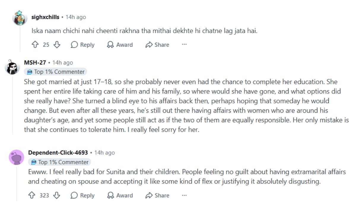 netizens-bash-govinda-mithai-ki-dukan-remark-goes-viral-cheating-ssunita-ahuja
