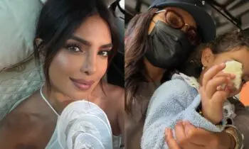 Priyanka Chopra Flaunts Mangalsutra On Her Wrist In New Family Photos With Malti Marie. So Cute! Priyanka Chopra Flaunts Mangalsutra On Her Wrist In New Family Photos With Malti Marie. So Cute!