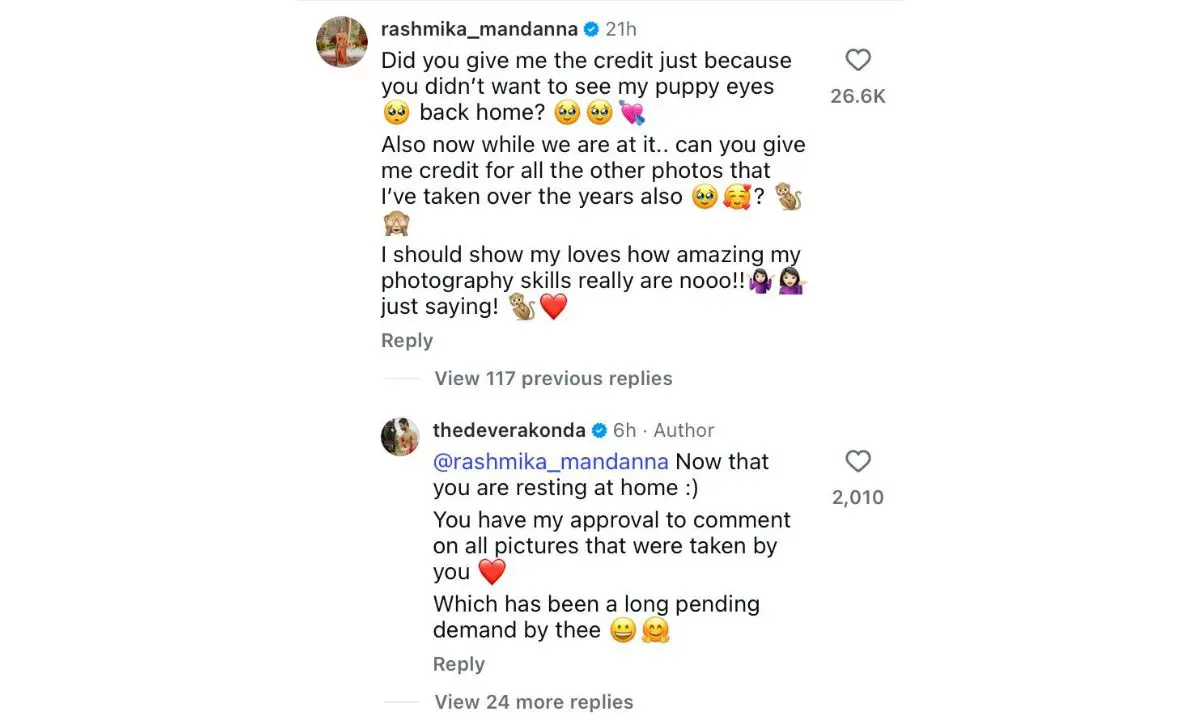 rashmika-mandanna-requests-credit-vijay-deverakonda-new-post-playful-banter