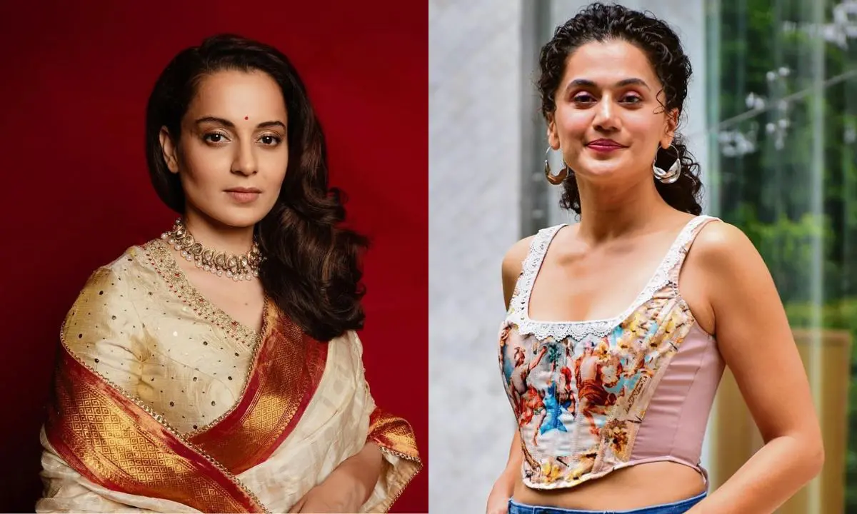Taapsee Pannu Wants To Put An End To Kangana Ranaut Feud, Asks Media THIS. Interesting!