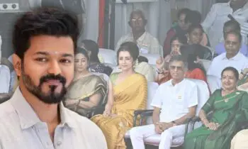 Trisha Krishnan Attends Independence Day Event With CM Vijay’s Parents. Interesting!