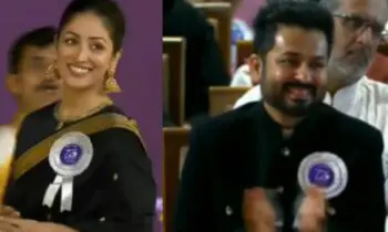 Aditya Dhar Gets Emotional As Wife Yami Gautam Receives First National Award. So Cute! Aditya Dhar Gets Emotional As Wife Yami Gautam Receives First National Award. So Cute!